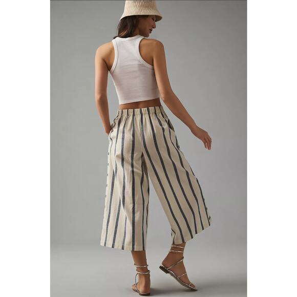 NWT Maeve Striped Sailor Culotte Pants - Size 12 - Picture 5 of 6